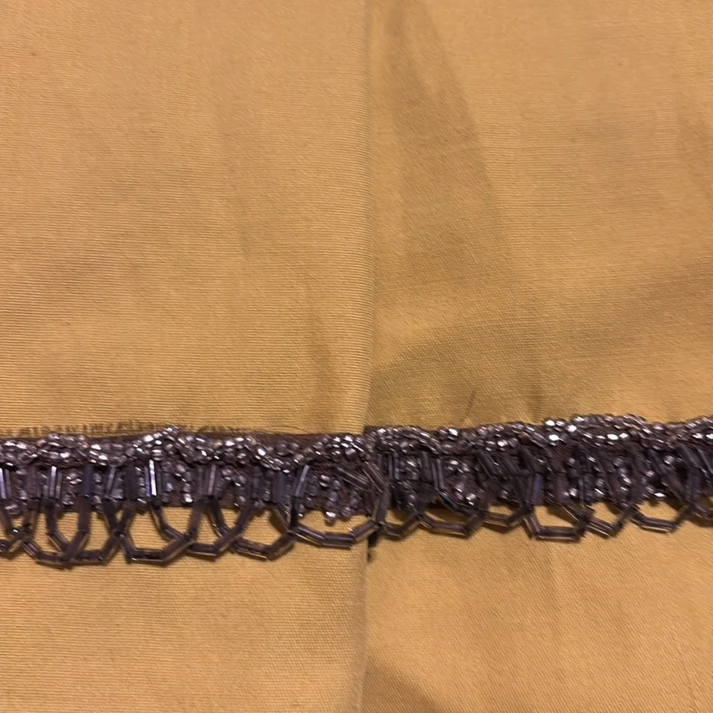 NWT size 4 Juleh skirt. Pleated, beaded bottom - Picture 2 of 7